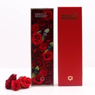 Lange Box – klassische rote Rosen
