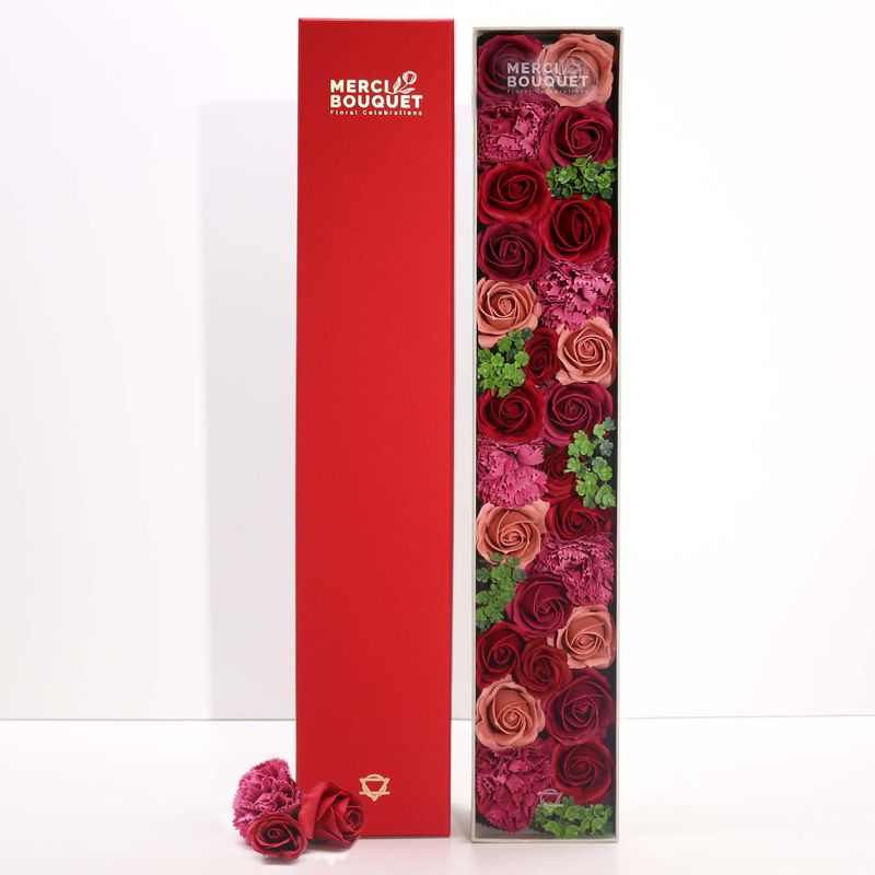 Extra lange Box – Vintage-Rosen