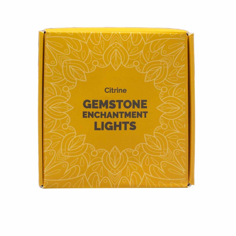 Edelstein-Verzauberungslichter – Citrin