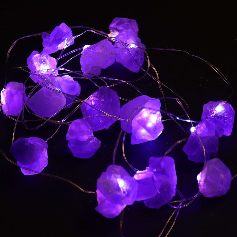 Edelstein-Verzauberungslichter – Amethyst