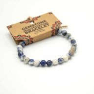 Edelstein-Manifestationen-Armband – Sodalith – Wahrheit