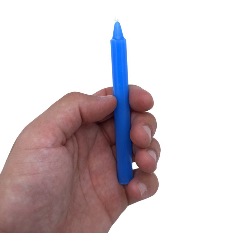 Manifest-Magiekerzen (12er-Pack) – Blau – Hals-Chakra