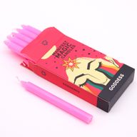 Manifest-Magiekerzen (12er-Pack) – Rosa