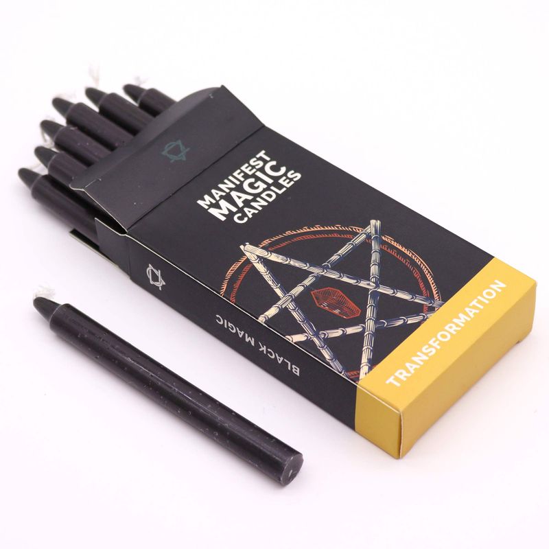 Manifest-Magiekerzen (pack of 12) - Black