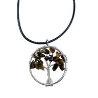 Baum des Lebens Anhänger – Tigerauge