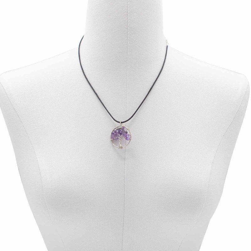 Baum des Lebens Anhänger – Amethyst