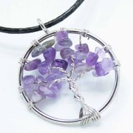 Baum des Lebens Anhänger – Amethyst