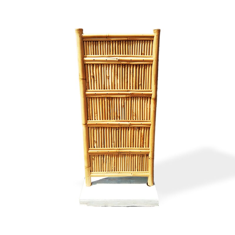 Bambus-Display-Hochständer 40 Haken - 140 x 71 cm