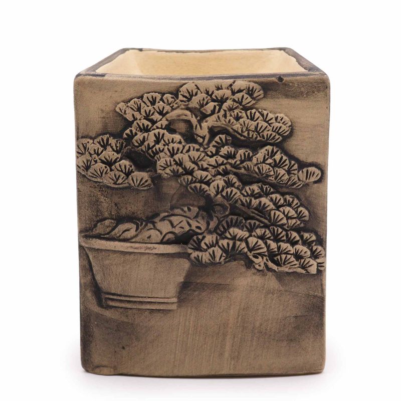 Handbemalter Bonsai-Brenner – Schiefer