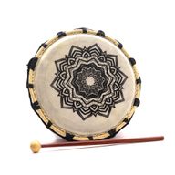 Schamanische Mandala-Trommel mit Stock – 20 cm