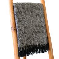 Boho-Komfortüberwürfe – 125 x 150 cm  – Anthrazit