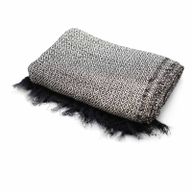 Boho-Komfortüberwürfe – 125 x 150 cm  – Anthrazit