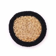 Naturuntersetzer - Jute & Baumwolle 10cm (6er-Set) Gemischte Farben im Set