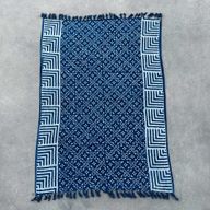 Handgefertigter Indigo-Überwurf - 170x120cm - Kasba-Fliesen