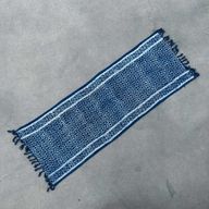 Handgefertigter Indigo-Läufer - 170x60cm - Madjid-Kacheln