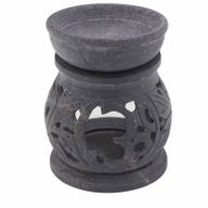 Kleiner Speckstein-Ölbrenner 8 cm - Om