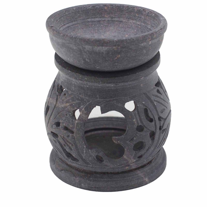 Kleiner Speckstein-Ölbrenner 8 cm - Om