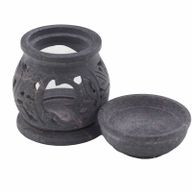 Kleiner Speckstein-Ölbrenner 8 cm - Om