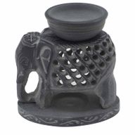 Speckstein-Ölbrenner 10,5 cm – Stehender Elefant