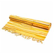 Großer Flickenteppich – 150 x 90 cm – Premium-Qualität – Sonnenaufgangsorangen