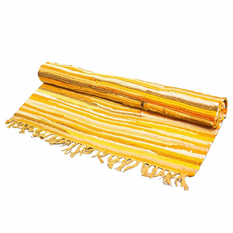 Raumteppich – 150 x 200 cm – Premium-Qualität – Sonnenaufgangsorangen