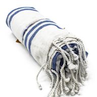 Hamam-Spa-Handtuch – Ozeanblau – 90 x 170 cm