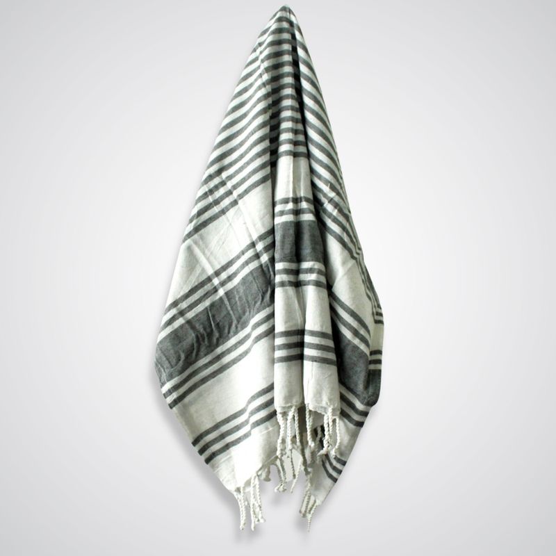Hamam-Spa-Handtuch – Anthrazit – 90 x 170 cm