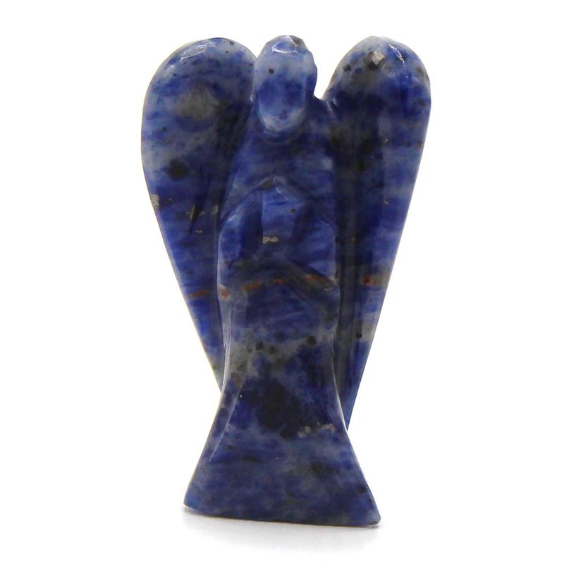 Handgeschnitzter Edelsteinengel – Sodalith