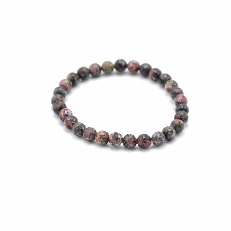 Edelstein-Manifestationen-Armband – Leopardenfell – Mut