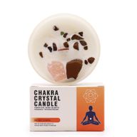 Chakra-Kristallkerzen – Heiliges Chakra