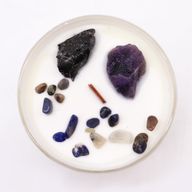 Chakra-Kristallkerzen – Solarplexus-Chakra