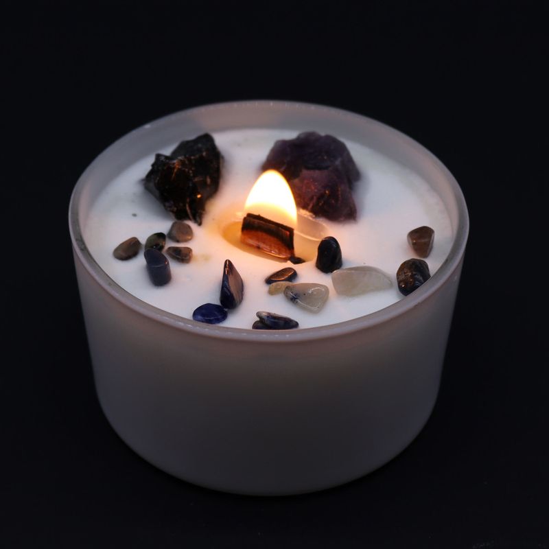 Chakra-Kristallkerzen – Solarplexus-Chakra