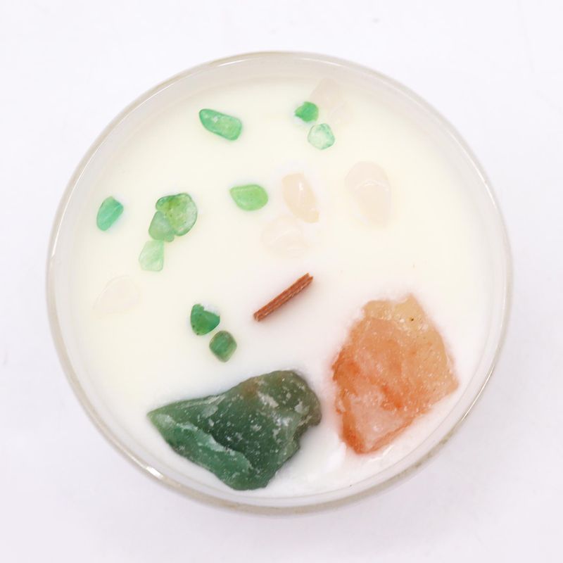 Chakra-Kristallkerzen – Herz-Chakra