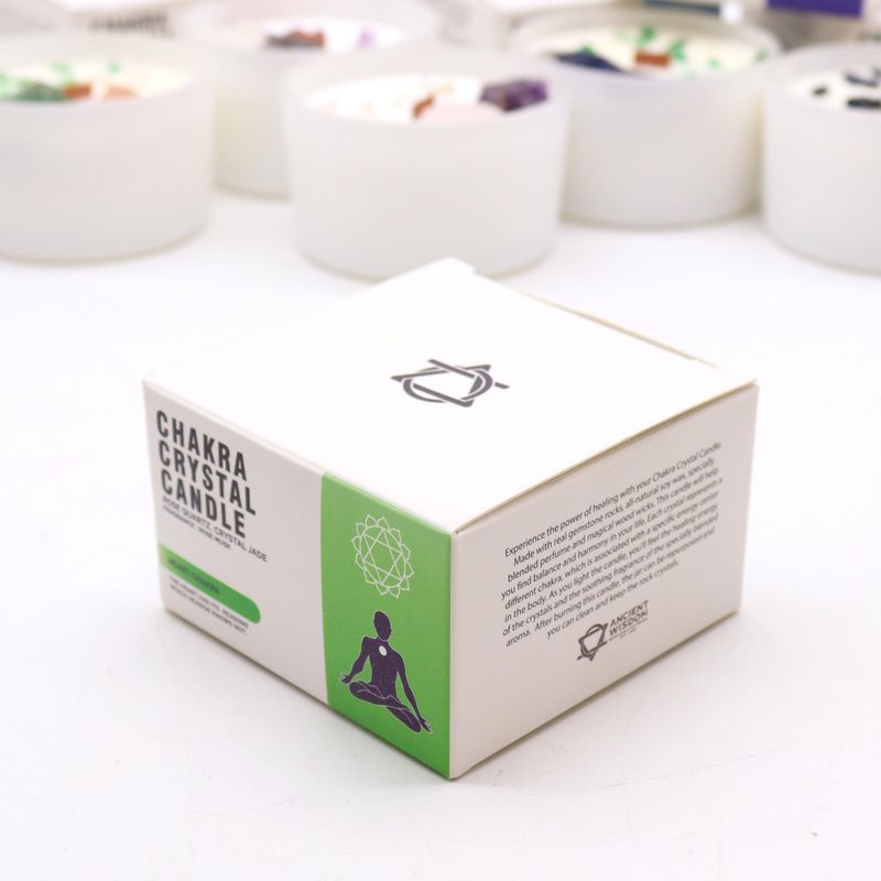 Chakra-Kristallkerzen – Herz-Chakra