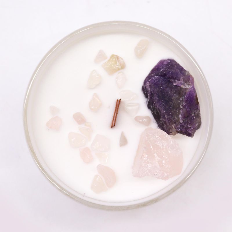 Chakra-Kristallkerzen – Chakra des dritten Auges