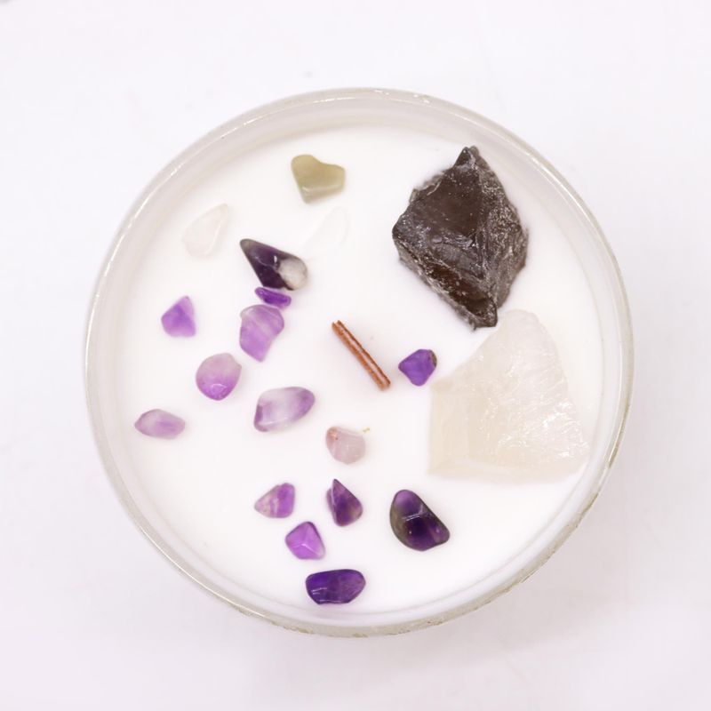 Chakra-Kristallkerzen – Kronenchakra