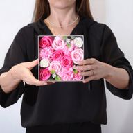 Quadratische Box – Baby Blessings – Rosa
