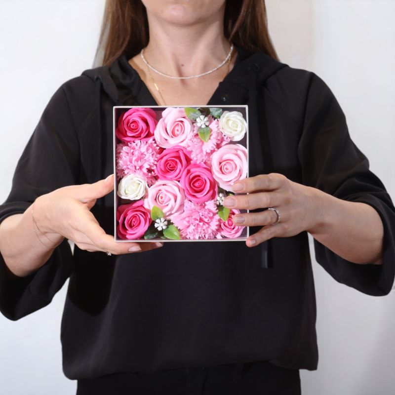 Quadratische Box – Baby Blessings – Rosa