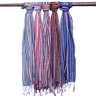 Indische Boho-Schals - 50x180cm - Zufällige Lilatöne