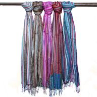 Indische Boho-Schals - 50x180cm - Zufällige Blautöne