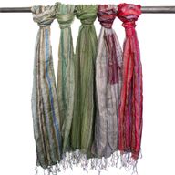 Indische Boho-Schals- 50x180cm - Zufällige Grüntöne