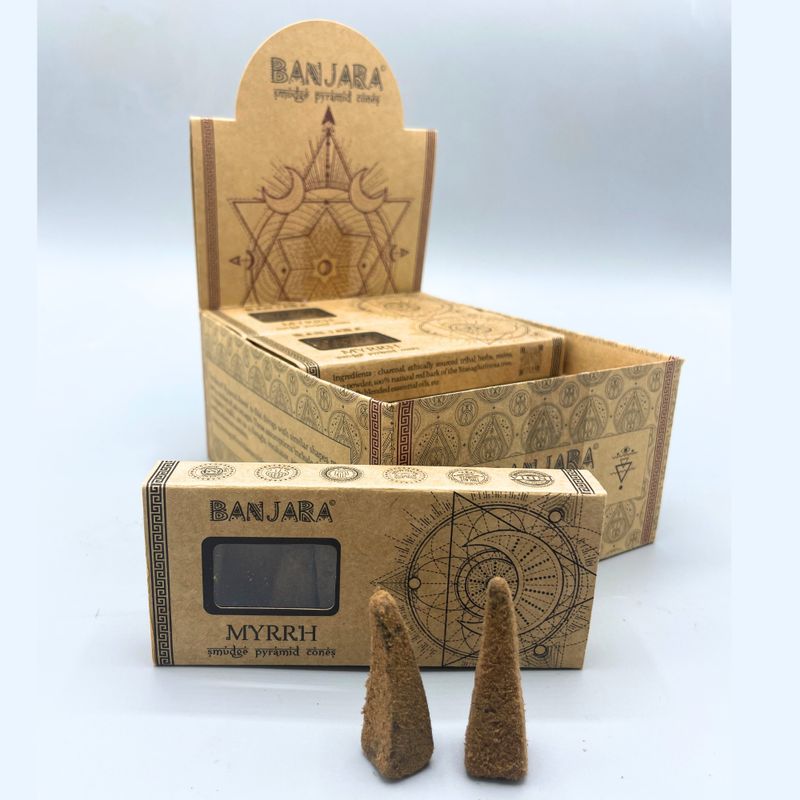 Banjara Smudge Pyramid Kegel – Myrrhe