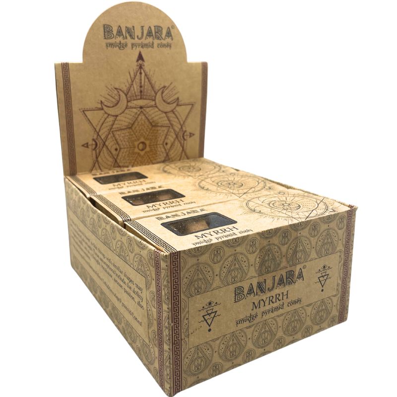 Banjara Smudge Pyramid Kegel – Myrrhe