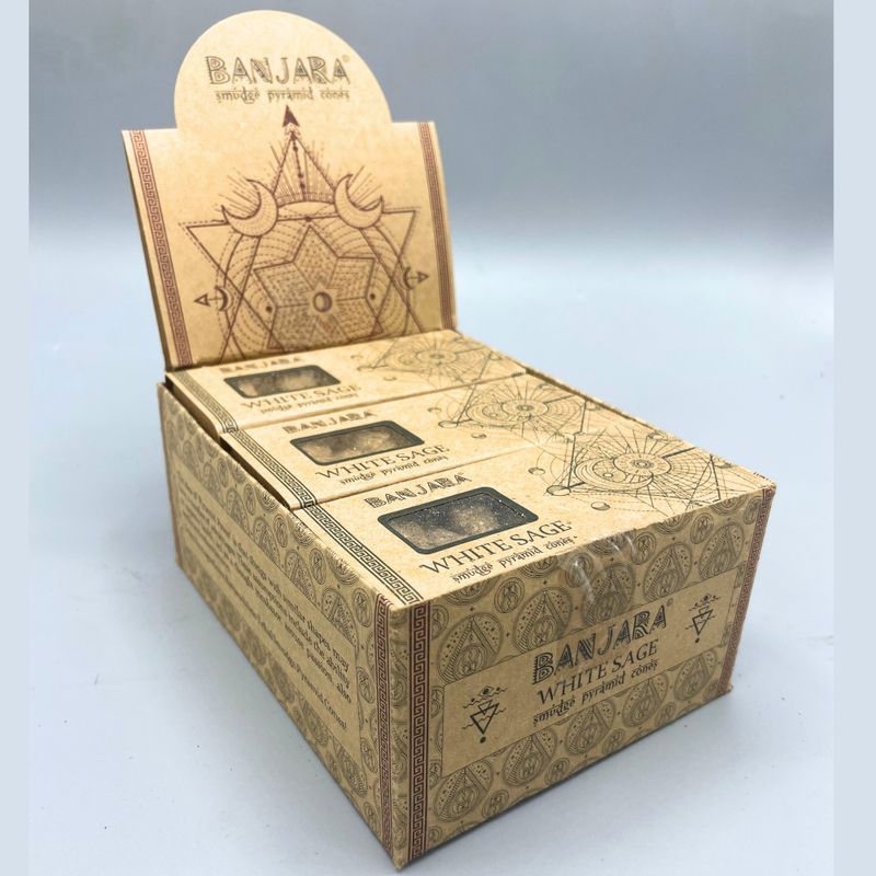 Banjara Smudge Pyramid Kegel – Weißer Salbei
