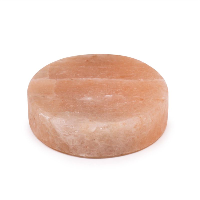 Salz-Kochplatte – rund – 20 x 20 x 5 cm