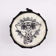 Handgefertigte Djembe-Trommel mit breiter Decke – 20 cm