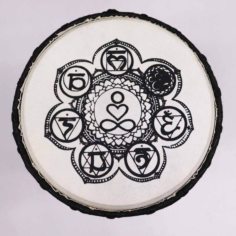Handgefertigte Djembe-Trommel mit breiter Decke – 30 cm