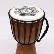 Handgefertigte Djembe-Trommel mit breiter Decke – 30 cm