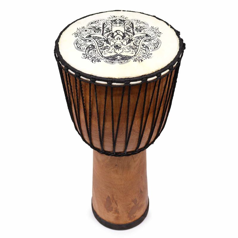 Handgefertigte Djembe-Trommel mit breiter Decke – 50 cm