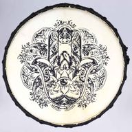 Handgefertigte Djembe-Trommel mit breiter Decke – 50 cm